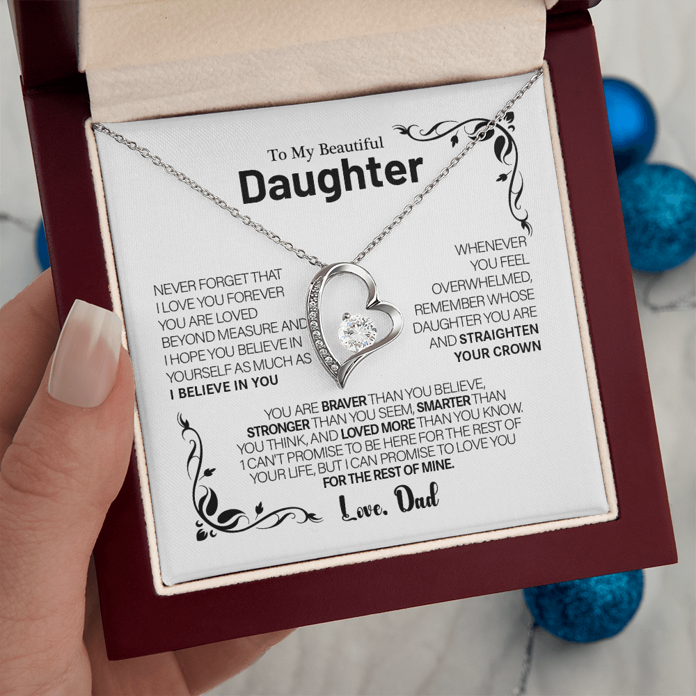 To My Daughter – Love You Forever Necklace