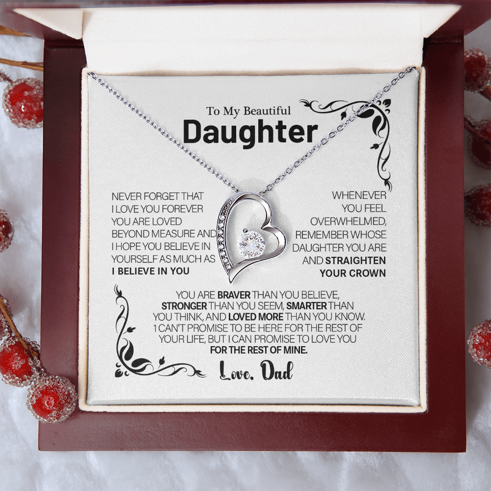 To My Daughter – Love You Forever Necklace