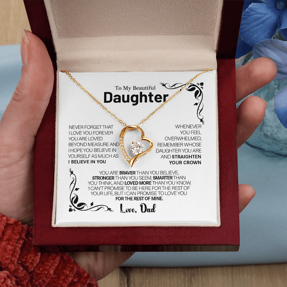 To My Daughter – Love You Forever Necklace