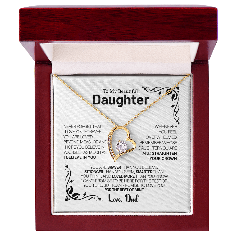 To My Daughter – Love You Forever Necklace