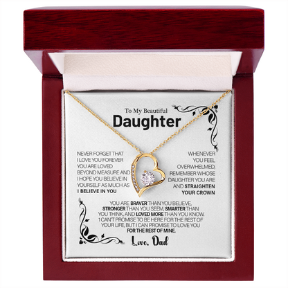 To My Daughter – Love You Forever Necklace