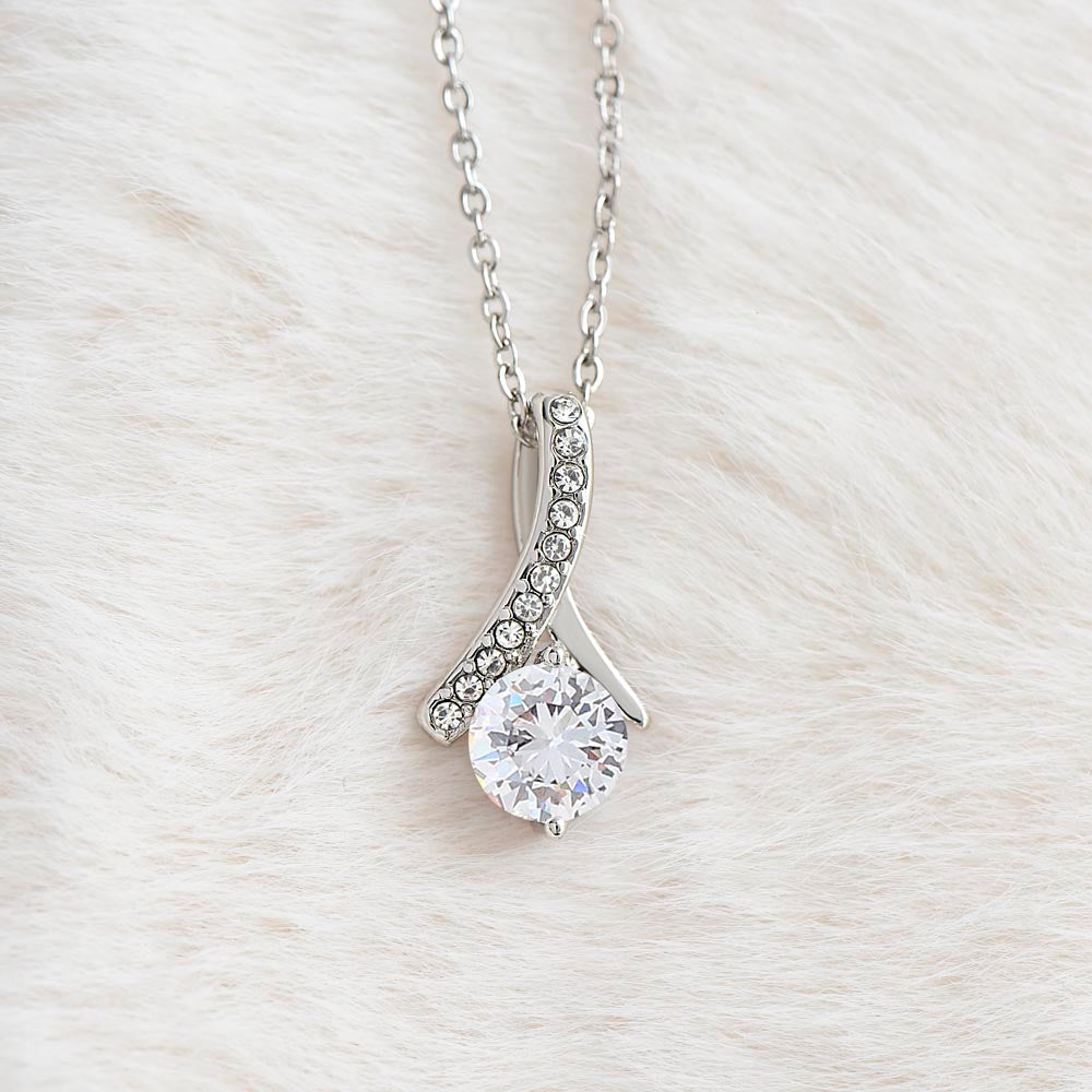 Mother of the Bride Gift from Daughter Mother of the Bride Necklace from Bride Eternity Necklace Mom of Bride Gift To Mom from Bride