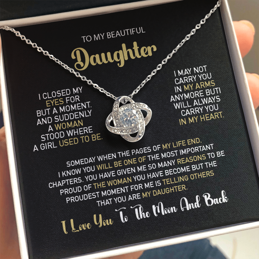 To My Daughter – Proud Beyond Words Necklace
