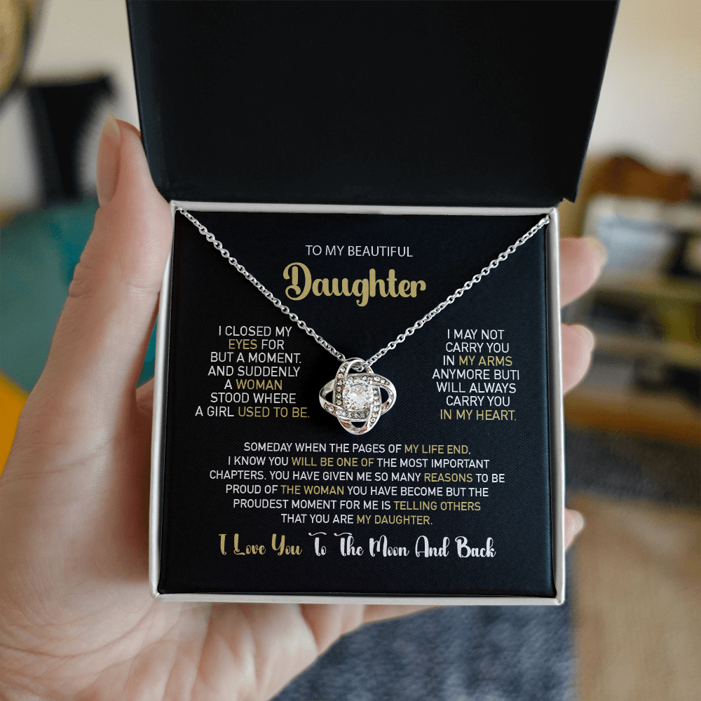To My Daughter – Proud Beyond Words Necklace