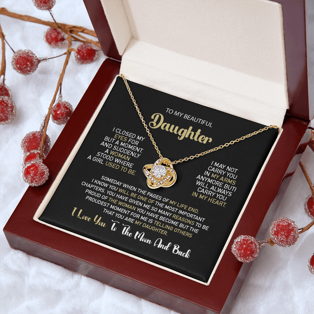 To My Daughter – Proud Beyond Words Necklace