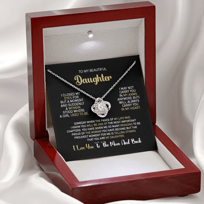 To My Daughter – Proud Beyond Words Necklace