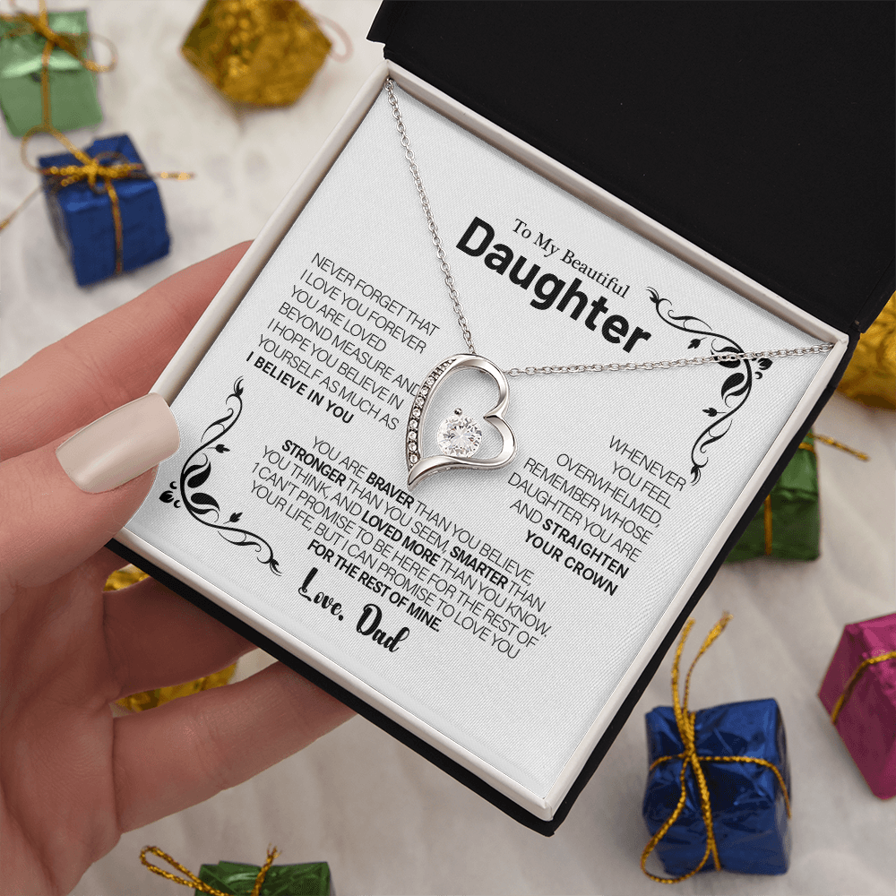 To My Daughter – Love You Forever Necklace