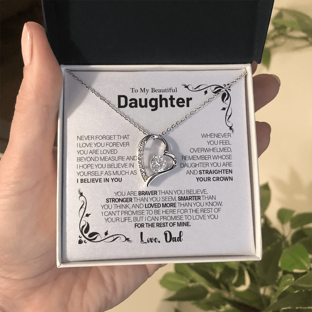 To My Daughter – Love You Forever Necklace