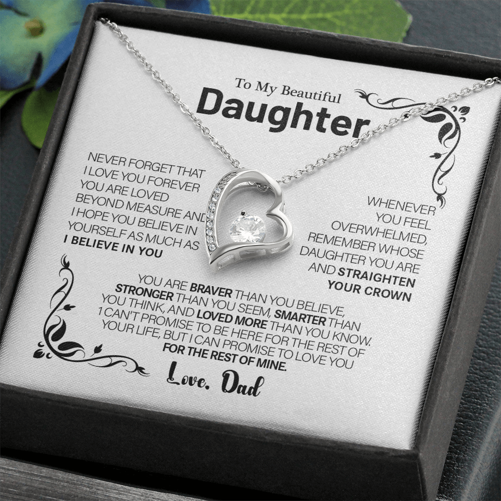 To My Daughter – Love You Forever Necklace