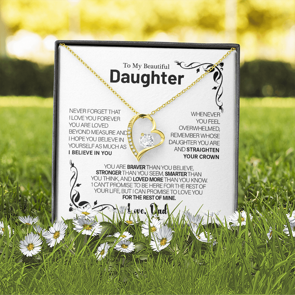 To My Daughter – Love You Forever Necklace