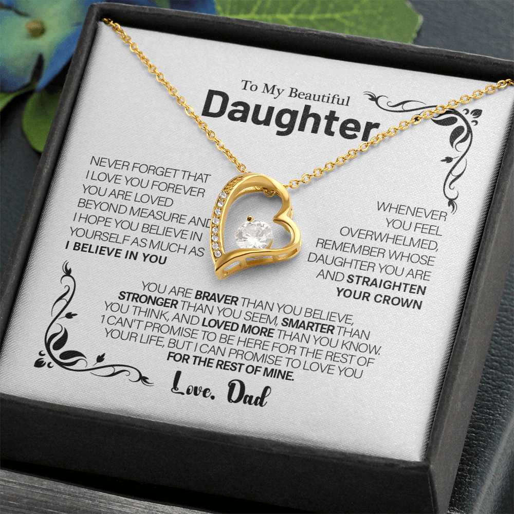 To My Daughter – Love You Forever Necklace